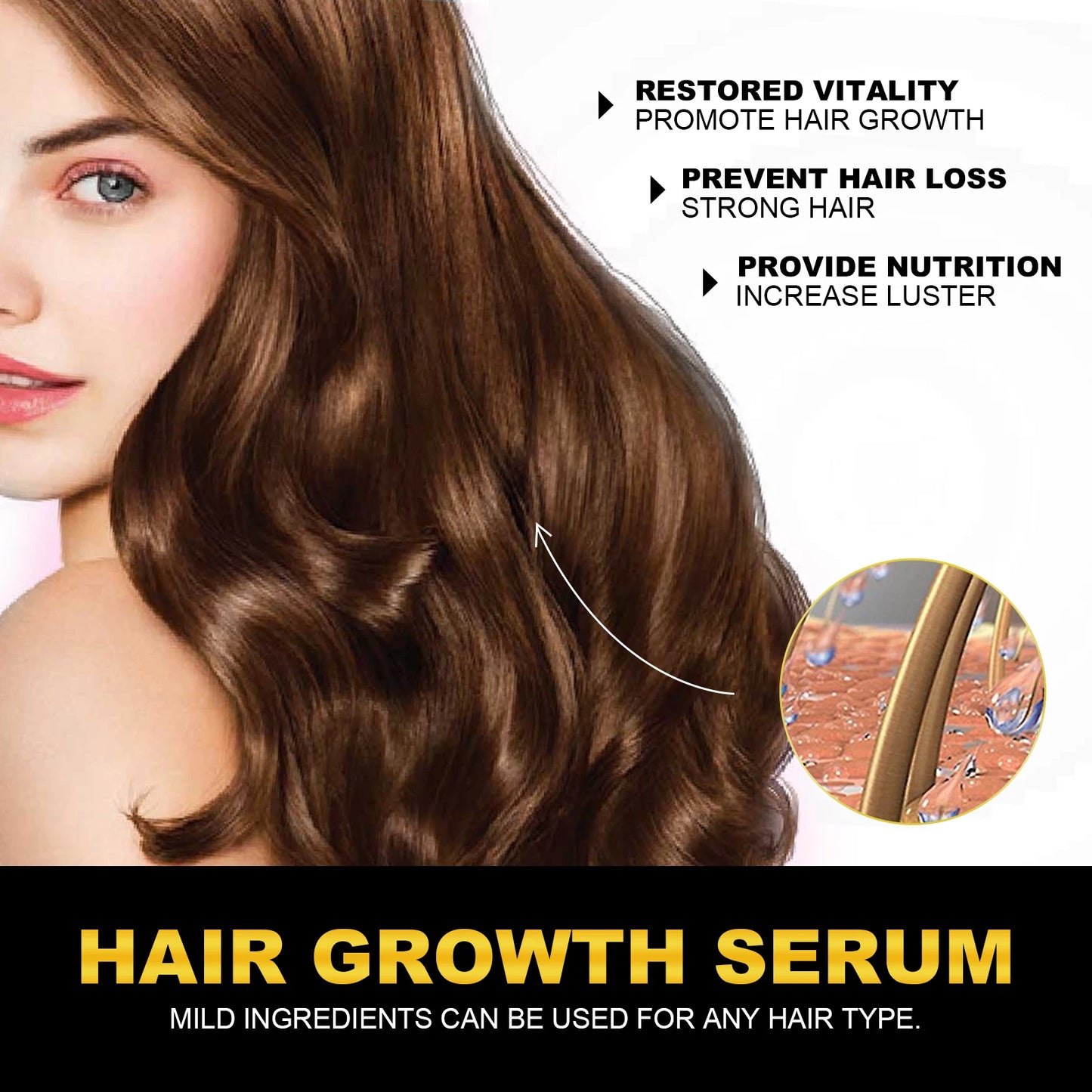 Hoegoa Castor Oil Hair Thickening Care Oil (30ml)