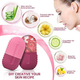 Ice Face Roller & Silicone Ice Cube Beauty Mold