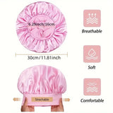 Heatless Satin Curling Rod Headband & Bonnet Set