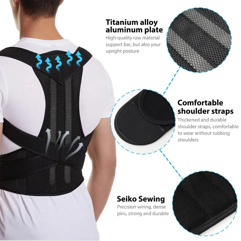 Posture Corrector Back Brace for Men & Women