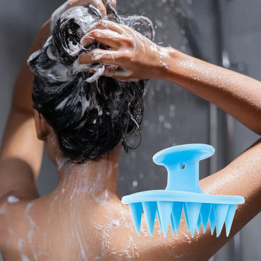 Silicone Scalp Massager & Shampoo Brush