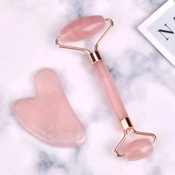 Gua Sha Facial Massager & Roller Tool Set