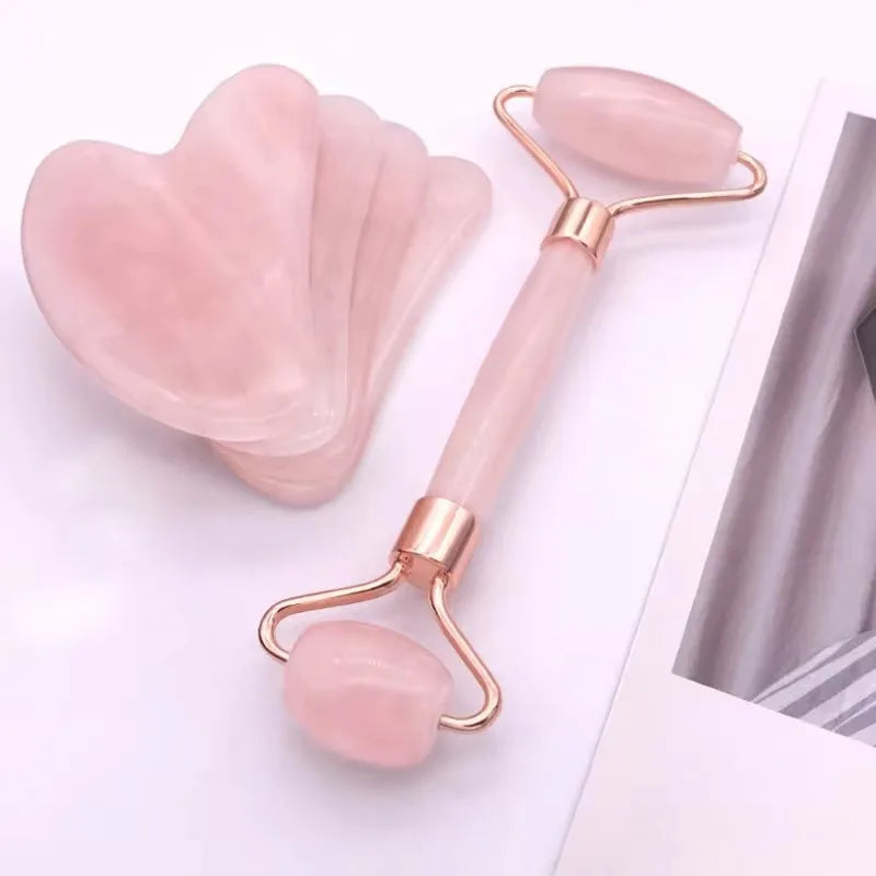 Gua Sha Facial Massager & Roller Tool Set