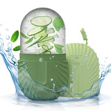 Ice Face Roller & Silicone Ice Cube Beauty Mold