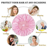 Heatless Satin Curling Rod Headband & Bonnet Set