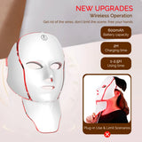 LED Facial & Neck Light Therapy Mask
